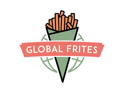 Globel Frites design logo