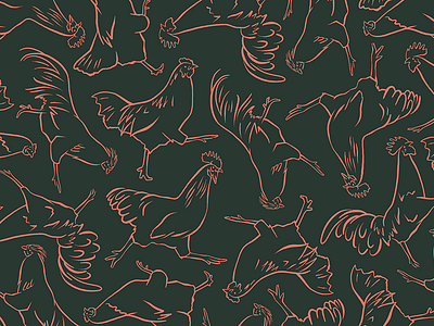 Chickens chicken chickens chiggun coop design icon illustration ink ranch ranches tejas texas