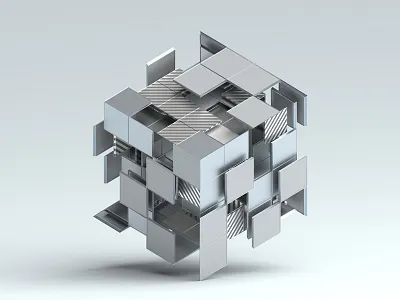 Shape 3d abstract background cool cube graphic design random render shape square stripe wallpaper