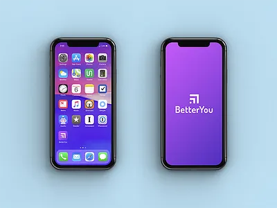 BetterYou branding digital wellness health identity design intention logo tech wellness