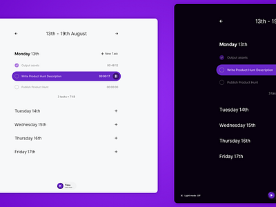 hellotimo.co - A time and task manager in your browser product design productivity pwa task time timo todo ui ux web app