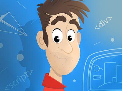 TechUdad Digital blog cartoon code face game art logo profile tech tutorials video youtube