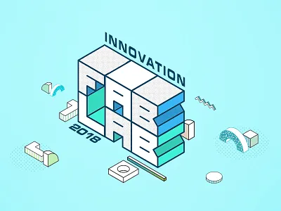 Fab Lab art direction google key visual logo