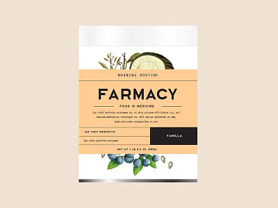 Protein shake packaging art direction branding graphicdesign health organic packaging print wellness