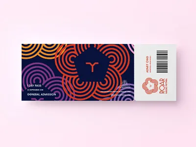 Roar Music Festival Branding