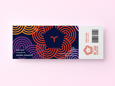 Roar Music Festival Branding