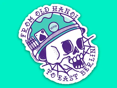 From Old Hanoi to East Beling punk questioneverything ramones stickers