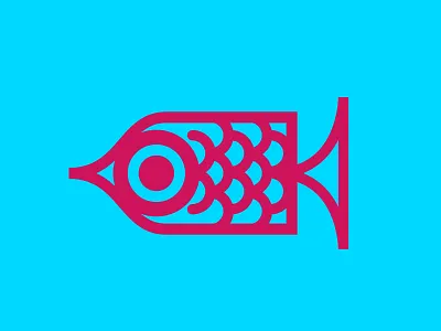 Fish fish hieroglyphic illustration illustrator seafood