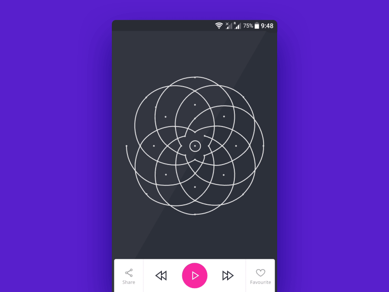 Rangolism App animation app player rangoli