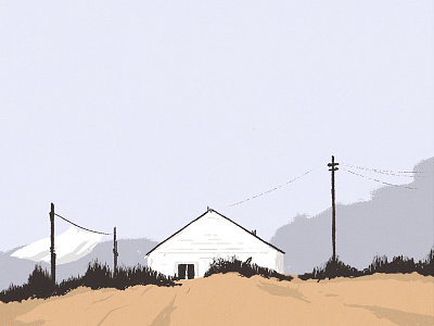 childhood desert heat illustration sand thunderstorm wind