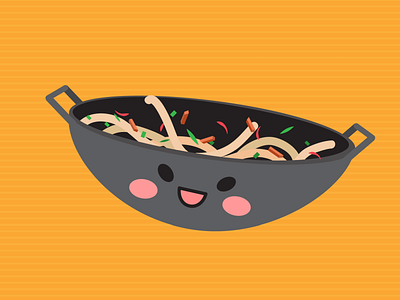 Woking hard cute food food pun funny illustration pun punny vector