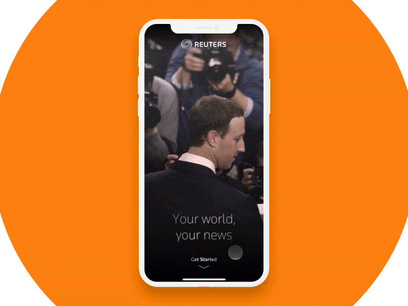 Reuters Onboarding interaction mobile news onboarding personalized reuters