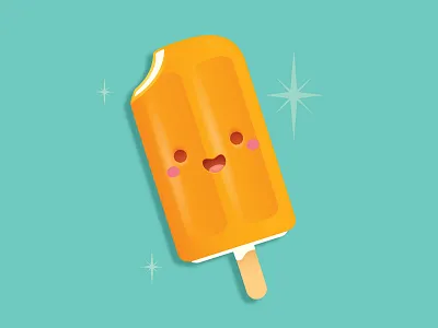 Creamsicle character design creamsicle cute food illustration jerrod maruyama jmaruyama posicle sweet