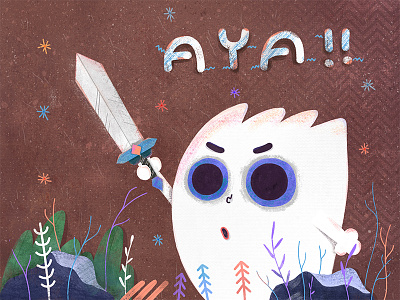 aya！ brushbox illsutration