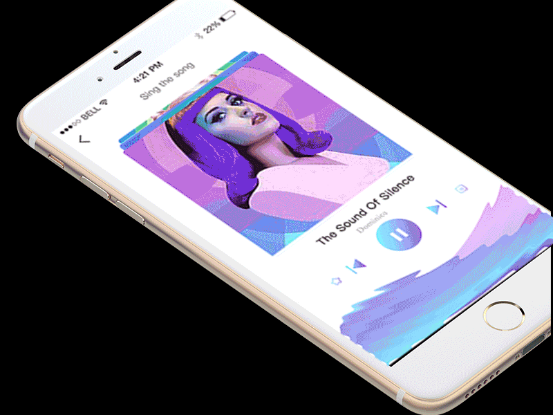 ios interaction effect design app color effect design ui ux