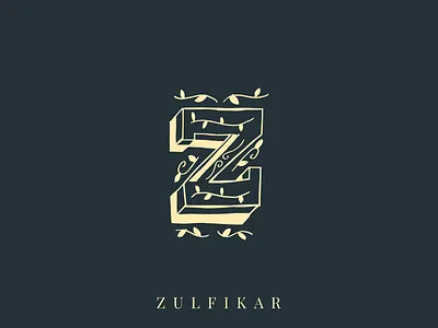 Z for Zulfikar letter letter exploration lettering