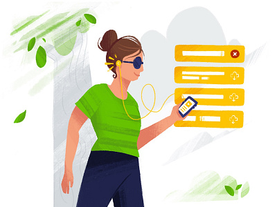 Best Podcasts brand illustrations branding character design download illustration onboarding people playlist podcast search engine