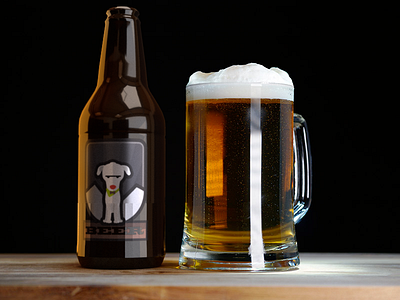 Cerveza dog 3d cinema 4d