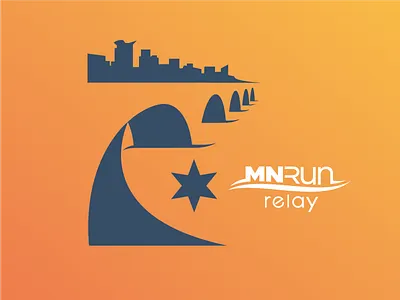 MNRUN Relay State 2018 bridge event illusion minneapolis minnesota race river run silhouette skyline star stone arch bridge
