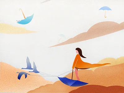 Dream away illustration