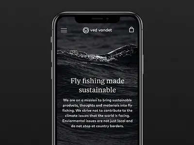 ved vandet branding ecommerce identity ui webshop