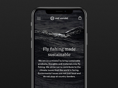 ved vandet branding ecommerce identity ui webshop