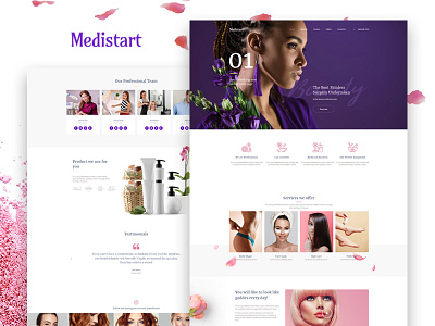 Medistart — Spa Salon Elementor Template care health medical services spa centre spa salon web design web development wellness