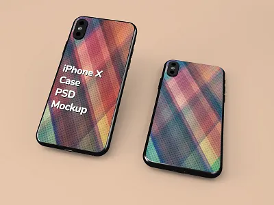 iPhone X PSD Case Mockup cover free iphone iphone x mockup psd smart object