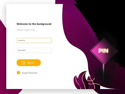 Background login page