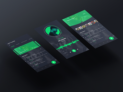 🎵 ios mobile ui music player music player concept music player ui spotify spotify ui