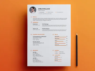 Free Smart Resume Template with Matching Cover Letter curriculum vitae cv free cv template free resume template illustrator photoshop psd resume