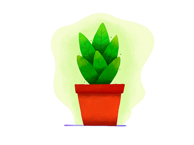 Plant forest green illustration leaves plant pot tree