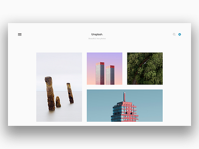 Unsplash Minimal Concept minimal ui unsplash user interface white