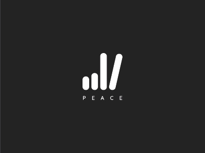 Peace Logo brand design digital graphic identity logo peace project vector