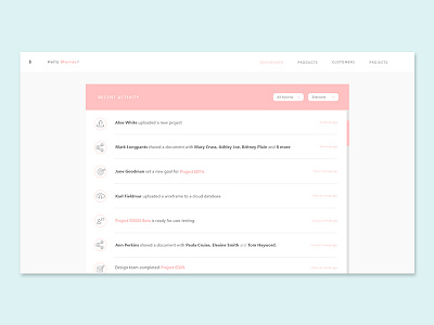 Daily UI #047 - Activity Feed activity app daily ui daily ui challenge dashboard design desktop feed interface screen ui ux