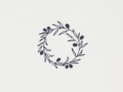 Hand Drawn Wreath botanical clipart feminine floral hand drawn illustration leaf leaves lineart minimalistic wreath