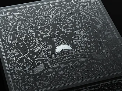 Packaging design 2d graphic design 3d render 3d visualisation cardboard drawing forest illustration line art modeling nature packaging design