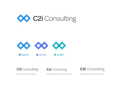 C2i Consulting branding collaboration figma icons link logo marks teamwork