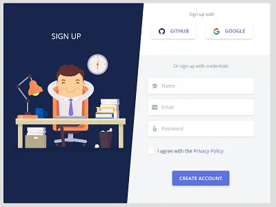 Signup form signup form web form