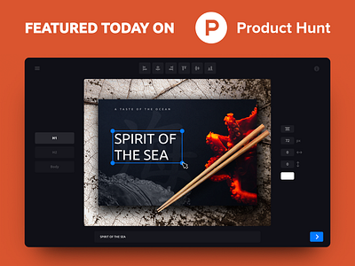 Font Flipper - Featured on Product Hunt app featured fonts google lettering product hunt text tinder typography ui ux web