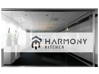 Harmony Kitchen Logo aplication app art branding design graphic icon ios logo mockup ui