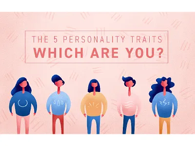 5 Personality Traits article blog illustrated illustration illustrator personality procreate