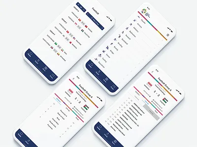UI/UX Case Study: Asian Games 2018 Mobile App Concept clean event interaction match result minimal mobile app sport statistic stats ui ux