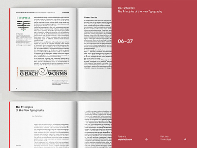 Scientific publication “Essence of the Clarity” book clarity editorial jan tsichold layout minimalistic publication typography