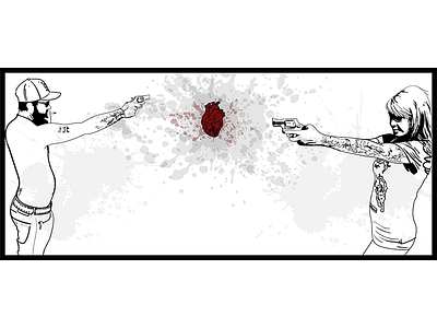 Kara & Matt adobe illustration illustrator true love