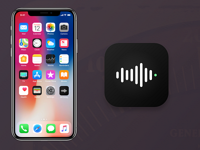 Rarefield Delay Calc App Icon 2018 @dailyui app dailyui delay icon ios iphone logo reverb ui x