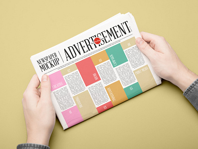 Free Newspaper Mockup Psd advertising branding download free mockup freebie mockup mockup free mockup psd newspaper mockup psd template