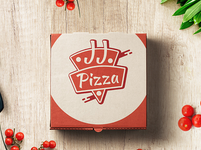 JJ Pizza box graphicdesign jj pizza logodesign logopassion logos pizza thirtylogos thirtylogoschallenge