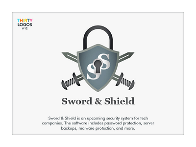 Sword & Shield - thirty logos challenge app graphics graphicsdesign logo logodesign logoinspiration logopassion security sword swordandshield