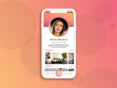 Nookly User Profile UI 006 app development dailyui ios nookly ui user profile ux